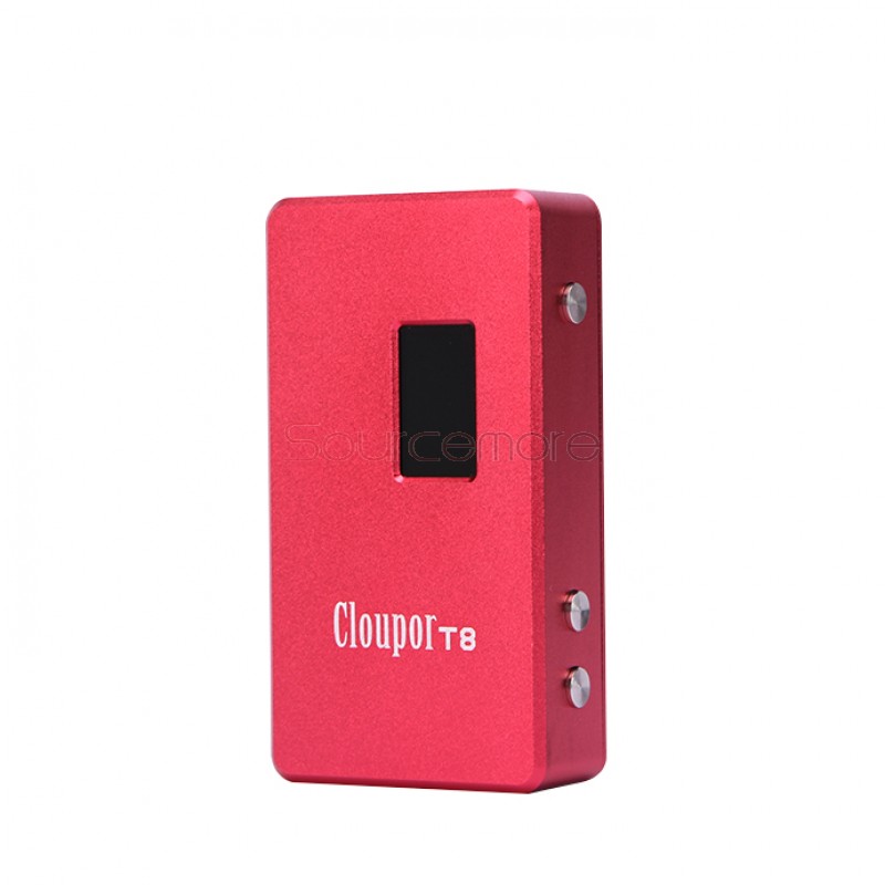 Cloupor T8 150W VW Box Mod - red