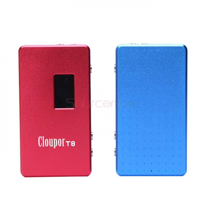 Cloupor T8 150W VW Box Mod - red