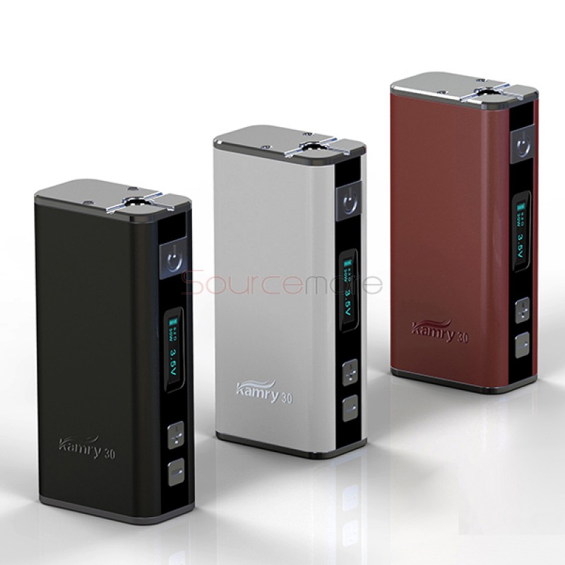 Kamry 30 V1 Variable Wattage 2000mah 510 Threading Box Mod- Red