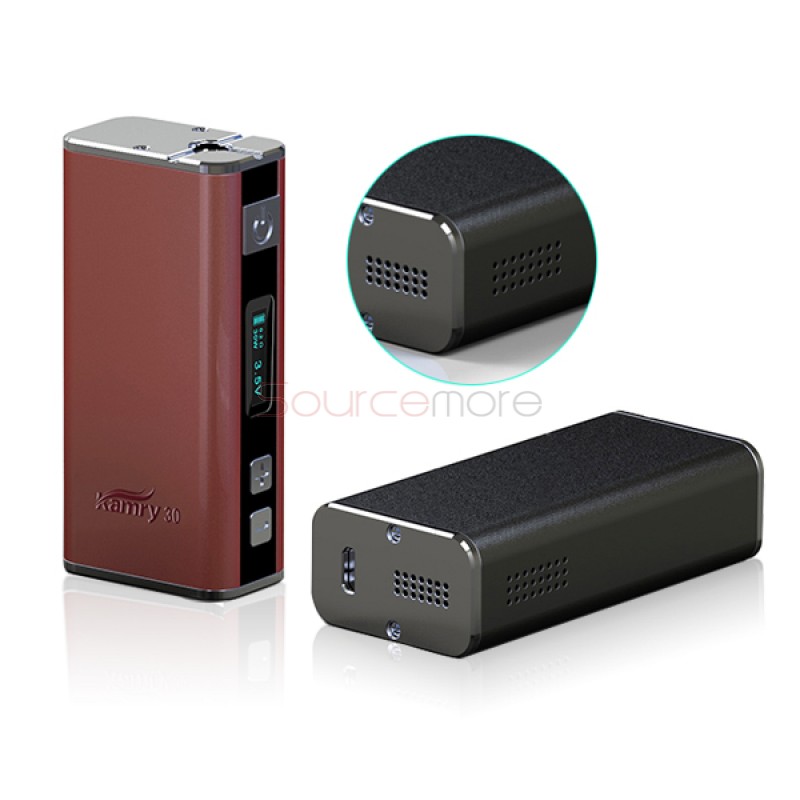 Kamry 30 V1 Variable Wattage 2000mah 510 Threading Box Mod- Black