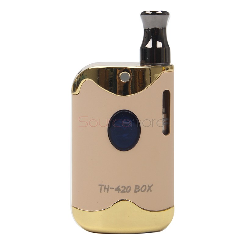 Kangvape Th 420 Ii Box Starter Kit 650mah 0 5ml Ceramic Cartridge Gold