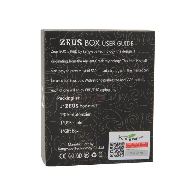 Kangvape Zeus Kit - Golden