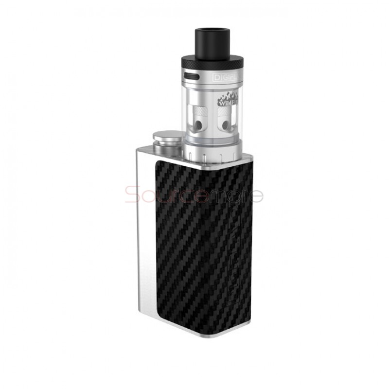 Digiflavor WildFire 60W Kit with 1700mah DF 60 Mod and 3ml WildFire Bottom Airflow Tank -Stainless Steel