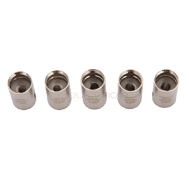 Eleaf  NotchCoil Replacement Coil Head SS316 Coil Head for LYCHE atomizer 5pcs- 0.25ohm