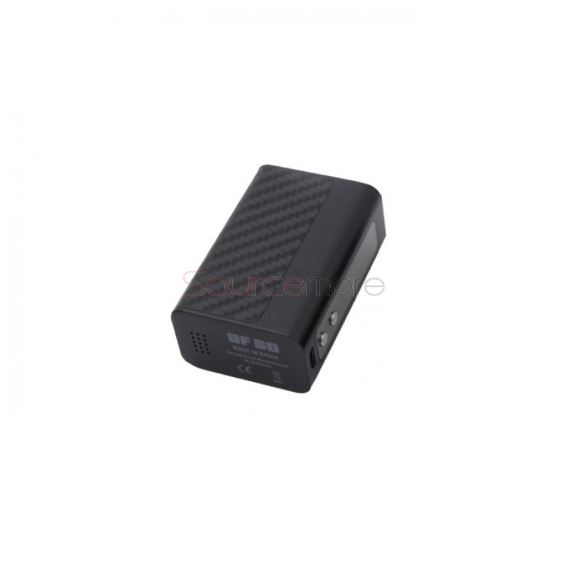 Digiflavor DF 60W OLED Screen 1700mah Capcity Mod Support Ni/Ti/SS/TCR/Watt Mode-Black