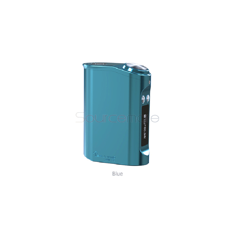 Tesla Nano TC 60W Variable Wattage Mod Support Ni/Ti 3600mah Internal Battery 510 Spring Loaded Connection-Blue