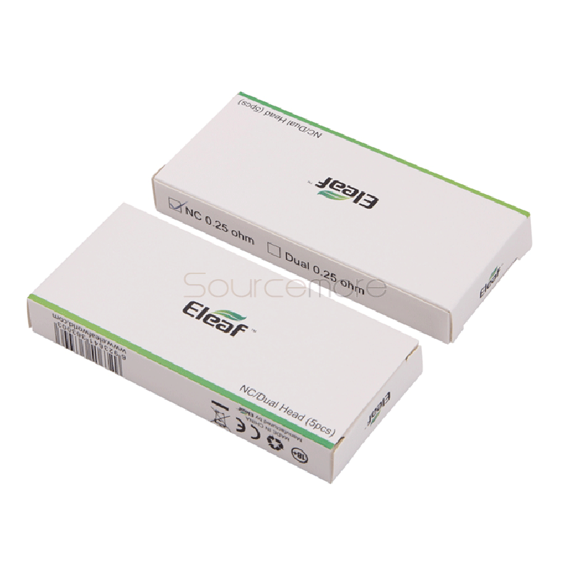 Eleaf  NotchCoil Replacement Coil Head SS316 Coil Head for LYCHE atomizer 5pcs- 0.25ohm