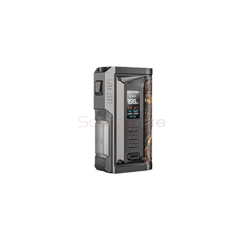 Lost Vape Centaurus Quest BF Mod Gunmetal Ukiran Leather