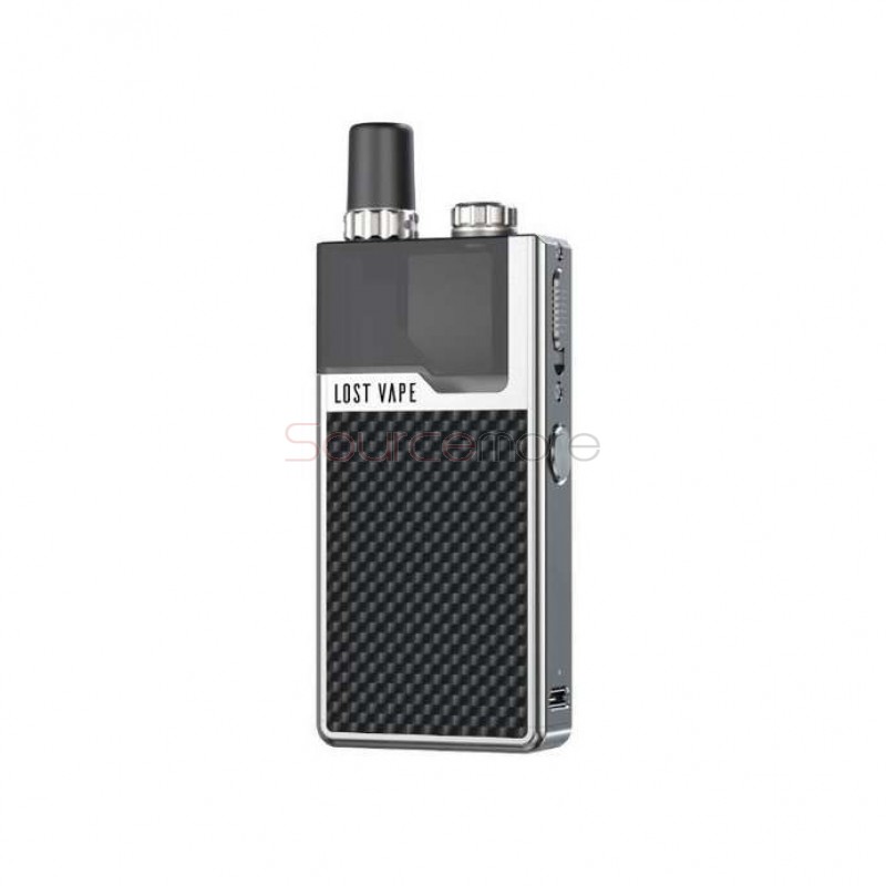 Lost Vape Orion Q Kit - SS-Black Weave