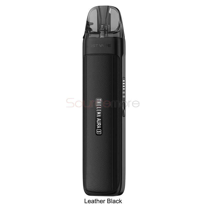 Lost Vape Thelema Aura S Pod Kit Leather Black