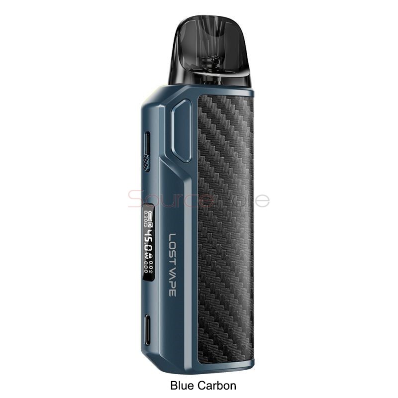 Lost Vape Thelema Elite DM45 Kit Blue Carbon