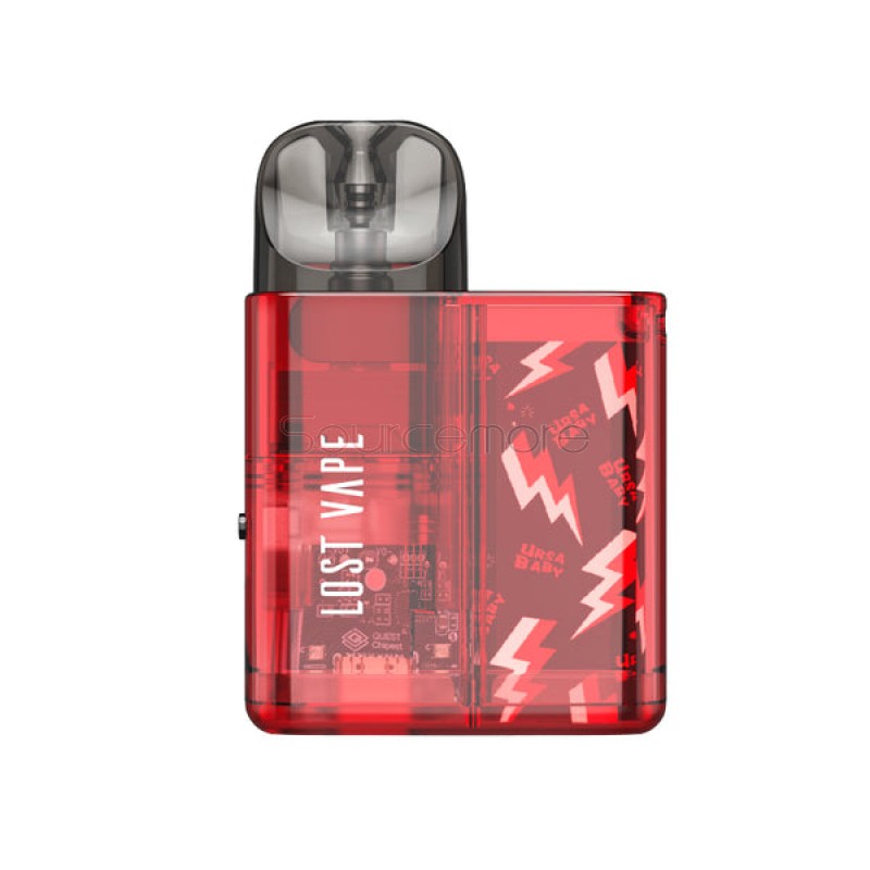 Lost Vape Ursa Baby Pod Kit Red Clear