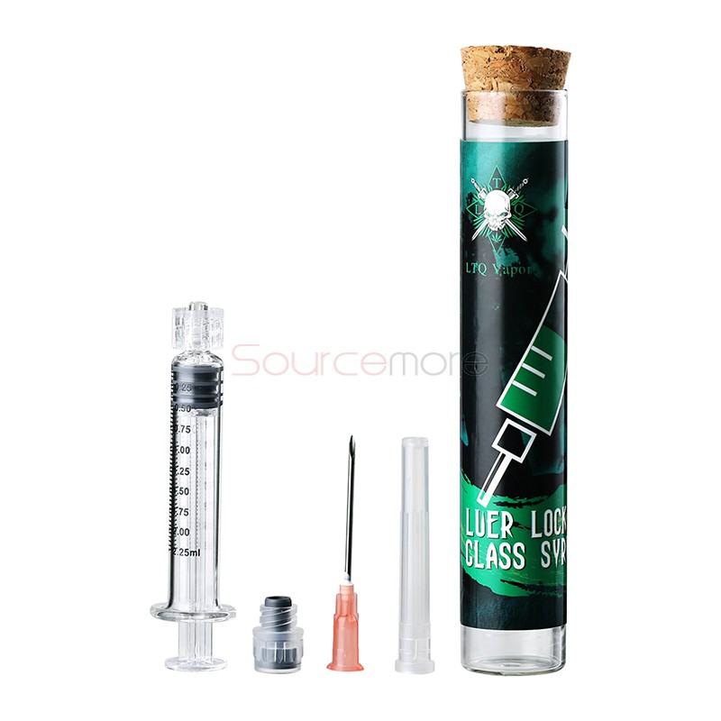 LTQ Vapor Luer Lock Glass Syringe