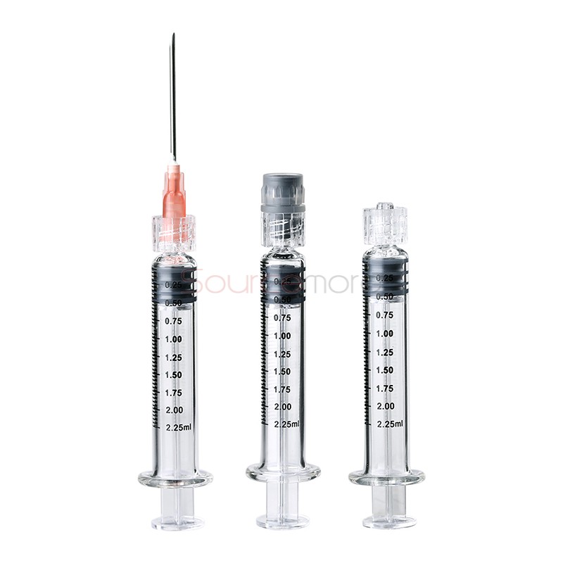 LTQ Vapor Luer Lock Glass Syringe 2.0ml