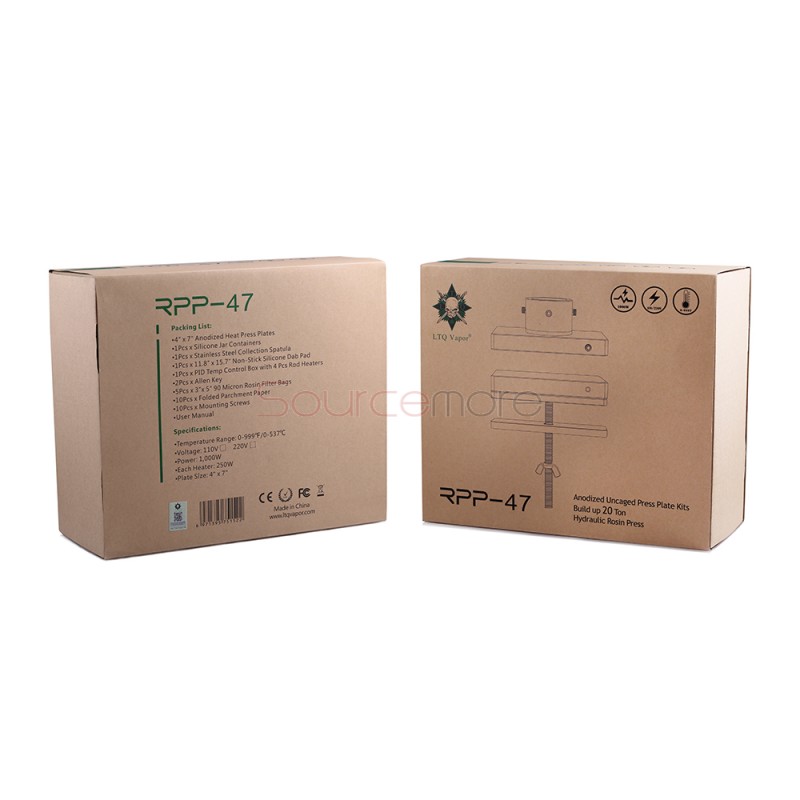 LTQ Vapor RPP-47 Rosin Press Plate Kit