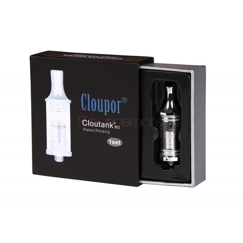 Cloupor Cloutank M2 Dual Filter Clearomizer-Stainless steel