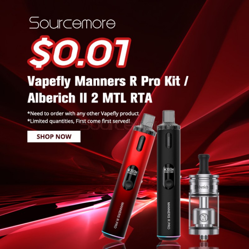 Vapefly Manners R Pro/Alberich II MTL RTA Special Sale
