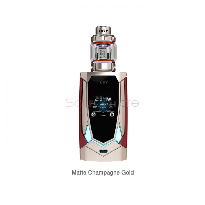 IJOY Avenger 270 Kit 234W Avenger 270 Mod with Avenger Subohm Tank-Matte champagne gold