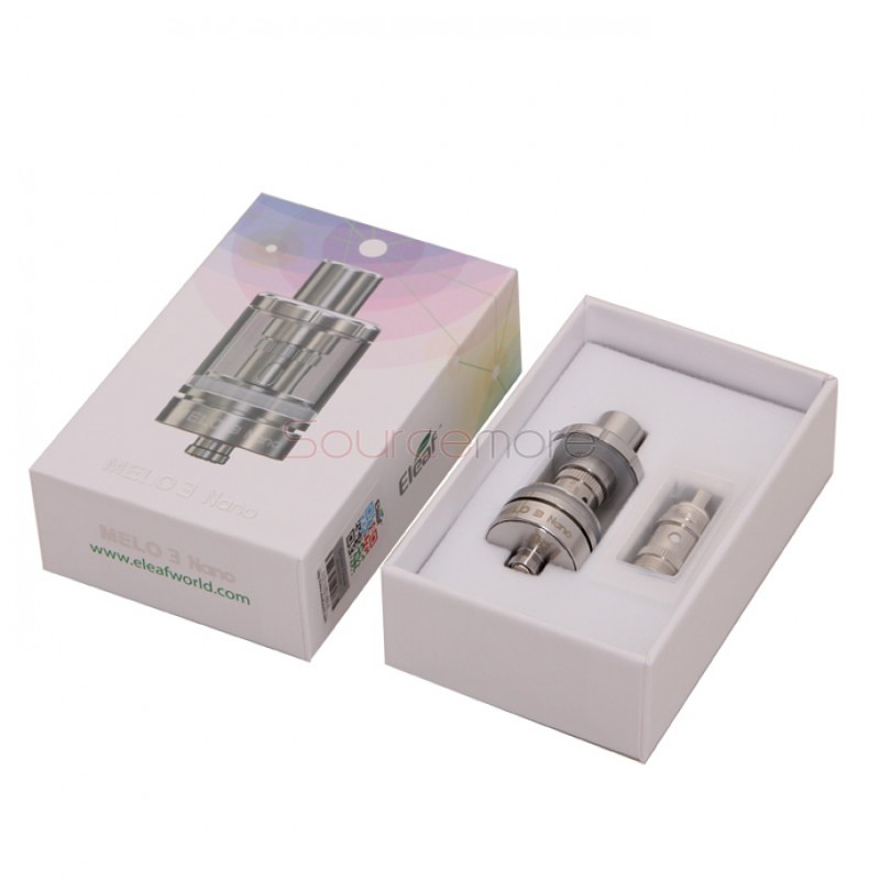 Eleaf Melo 3 Nano Atomizer - Silver
