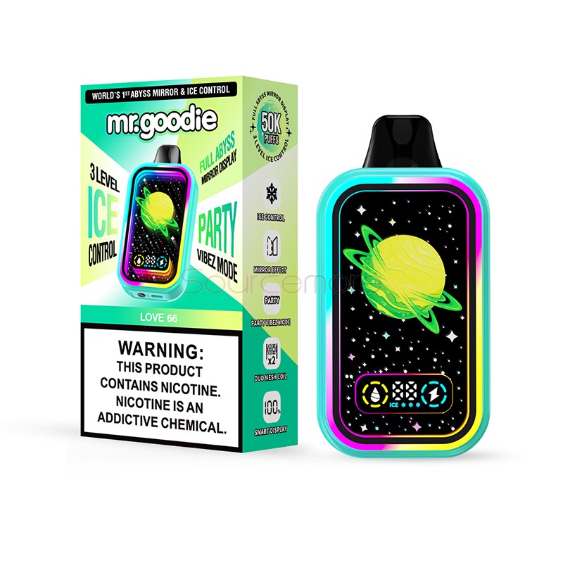 Mr.Goodie Abyss Mirror Ice Control 50K Disposable Vape Love 66