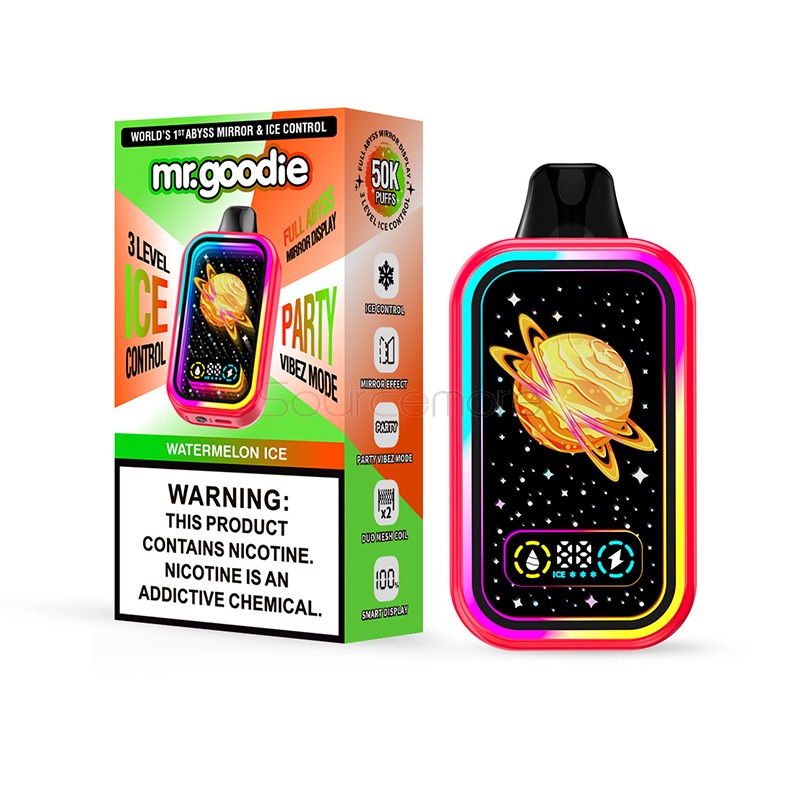 Mr.Goodie Abyss Mirror Ice Control 50K Disposable Vape Watermelon Ice