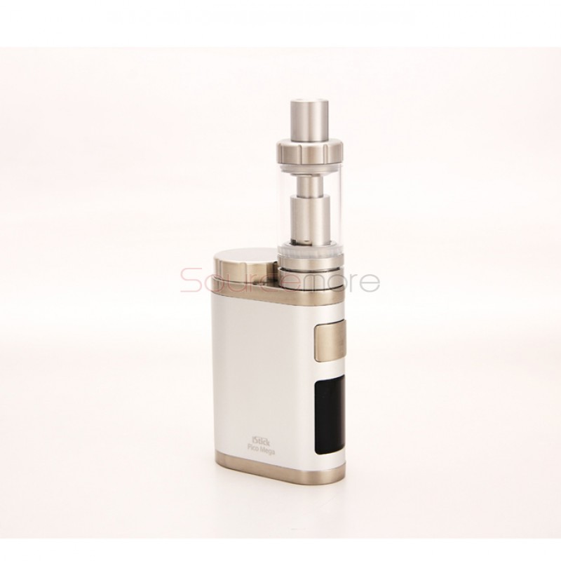 Eleaf iStick Pico Mega Kit 4.0ml Melo 3 Atomizer and TC 80W iStick Pico Mega Mod- Silver