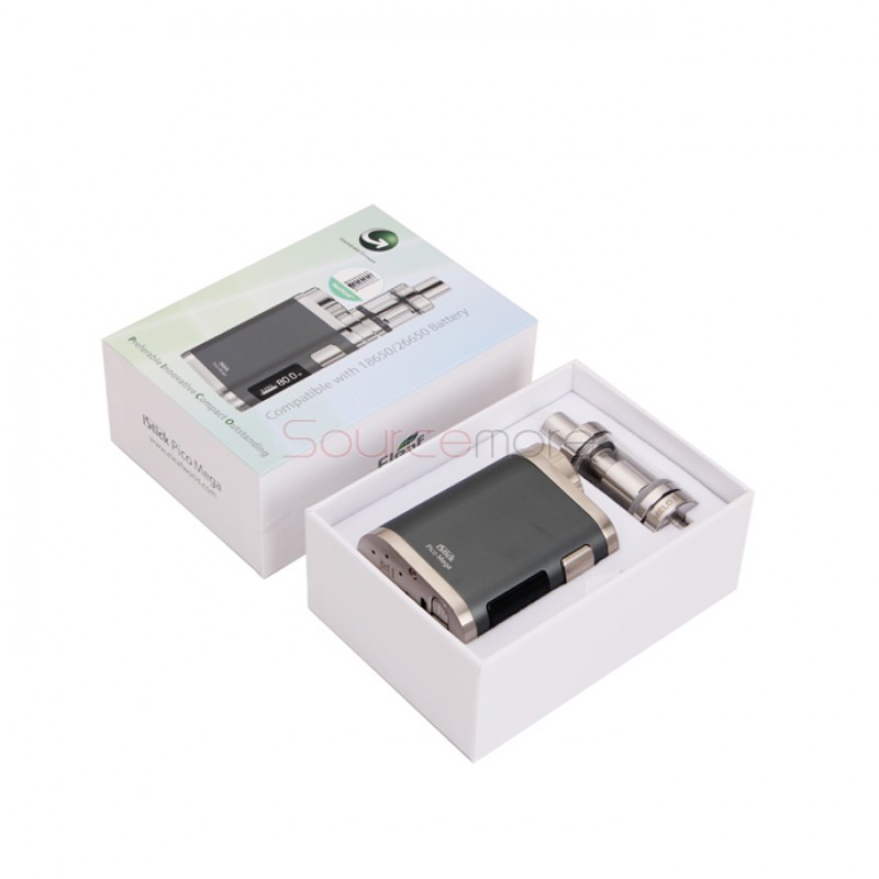 Eleaf iStick Pico Mega Kit 4.0ml Melo 3 Atomizer and TC 80W iStick Pico Mega Mod- Grey