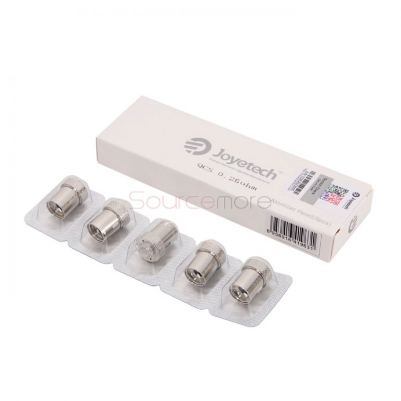 Joyetech Ultimo Replacement Coil Head MG QCS Head 5pcs- 0.25ohm