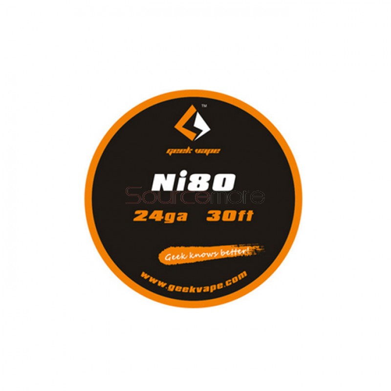 Geek Vape Ni80 24GA Standard Wire 30ft - 1.89ohm/ft