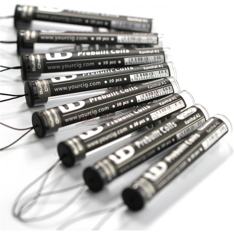 Youde UD Kanthal A1 Prebuilt Coil  Shot Packing 10pcs-24GA ID2.8*0.5 ohm 