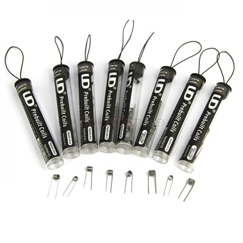 Youde UD Kanthal A1 Prebuilt Coil  Shot Packing 10pcs-24GA ID2.8*0.5 ohm 