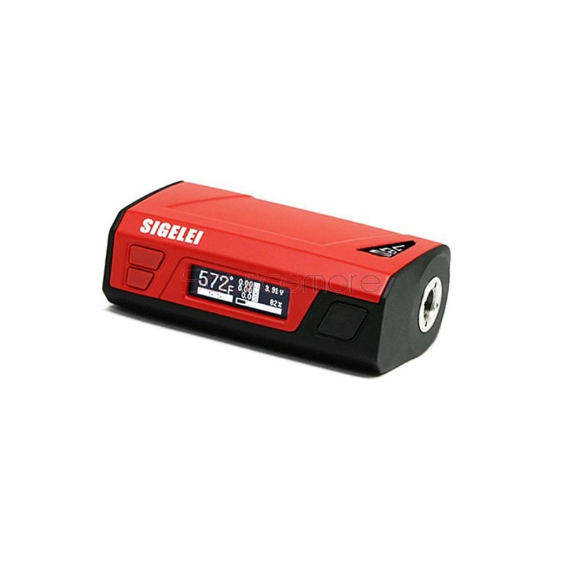 Sigelei J80 Temperature Control Mod Powered by Internal 2000mAh Polymer Battery- Red