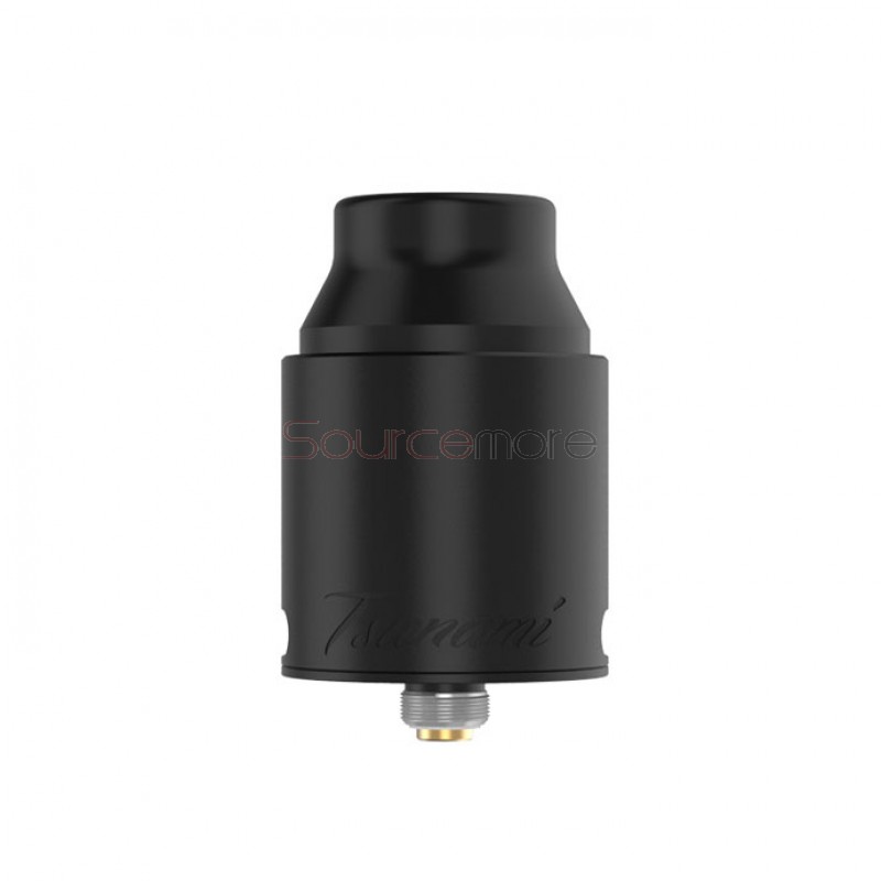 Geek Vape Tsunami Pro RDA Adjustable Airflow Rebuildable Drip Atomizer- Black