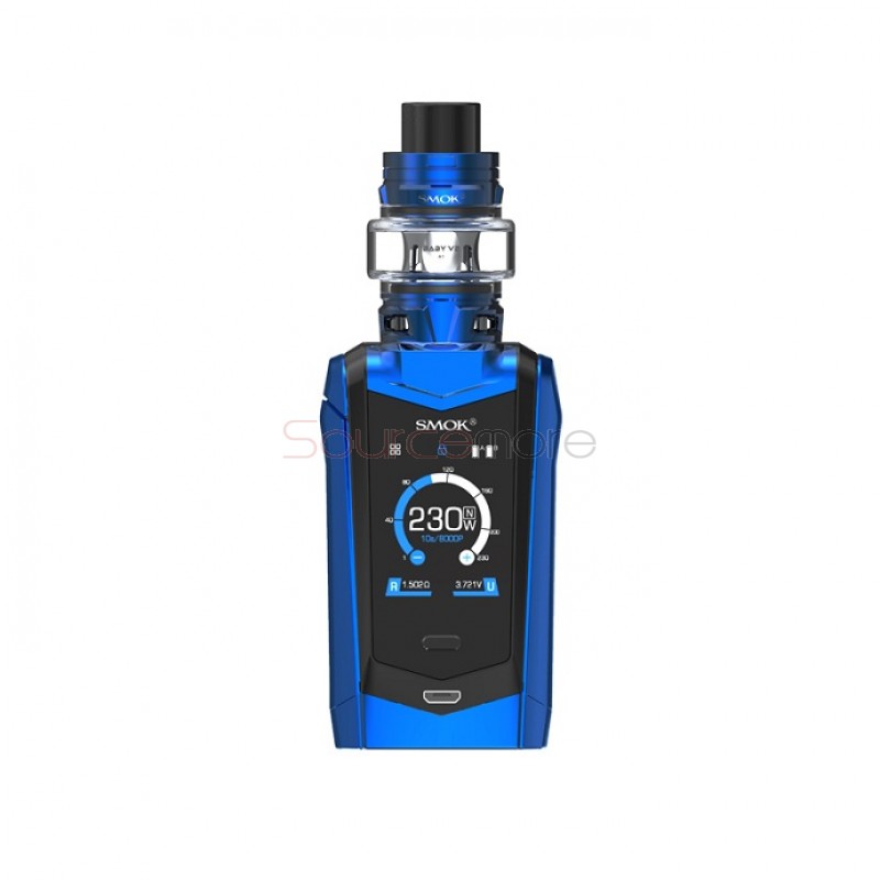 Smok Species 230W Kit with TFV8 Baby V2 Tank - Prism Blue Black