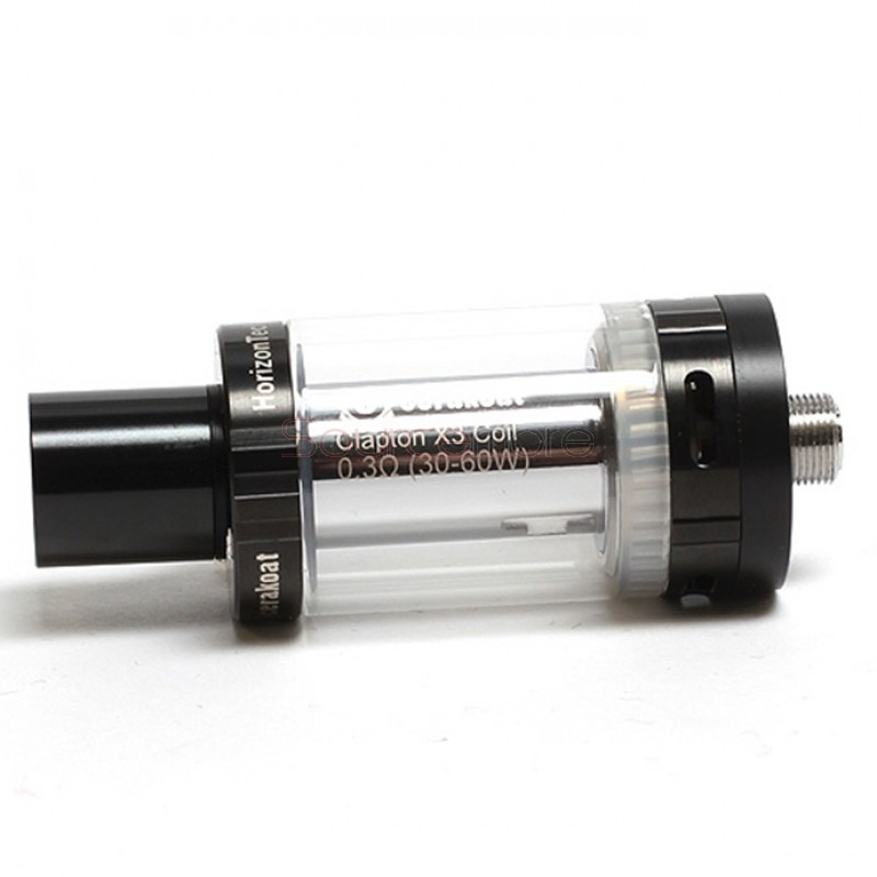 Horizon Cerakoat Top-filling Design with Full Chamber Chimney 4.0ml Liquid Capacity 22mm Diameter 510 connector Tank  -Black