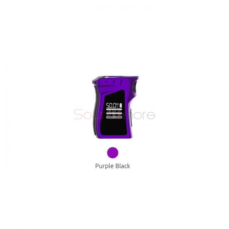 Smok Mag Baby 50W VW/TC Box Mod with 1600mah Built-in Capacity- Purple Black