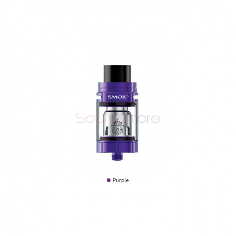 Smok TFV8 X-Baby Tank with Top Airflow Top Filling Design and 4.0ml Capacity- Purple