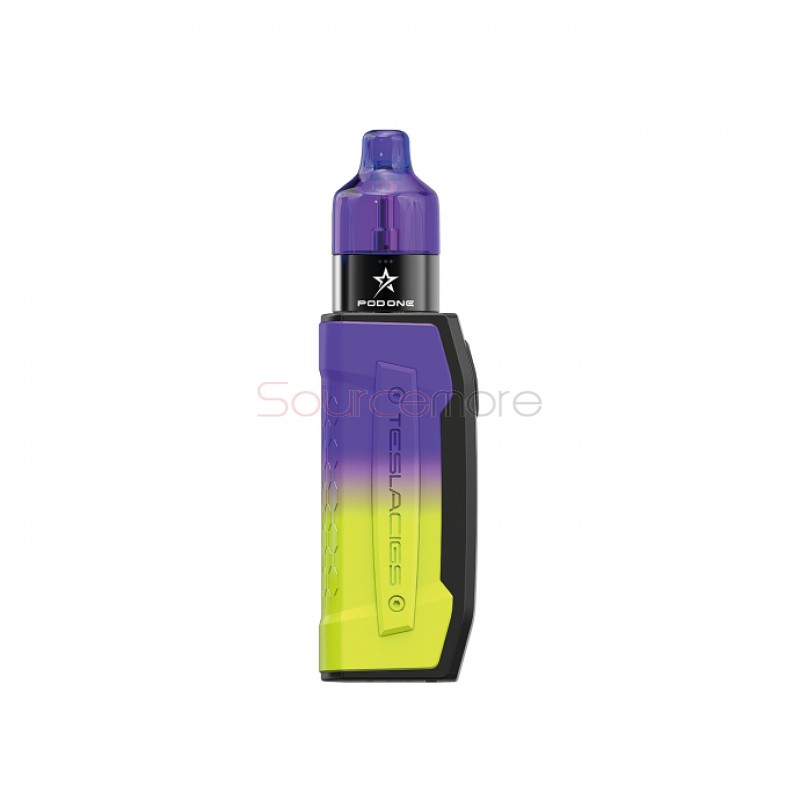 Tesla Falcons Starter Kit with Pod One Atomizer - Purple-Yellow