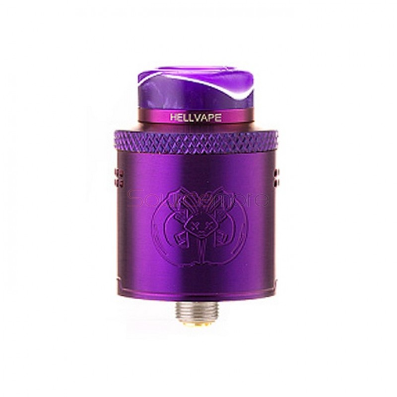 Hellvape Drop Dead RDA Rebuildable Dripping Atomizer - Purple