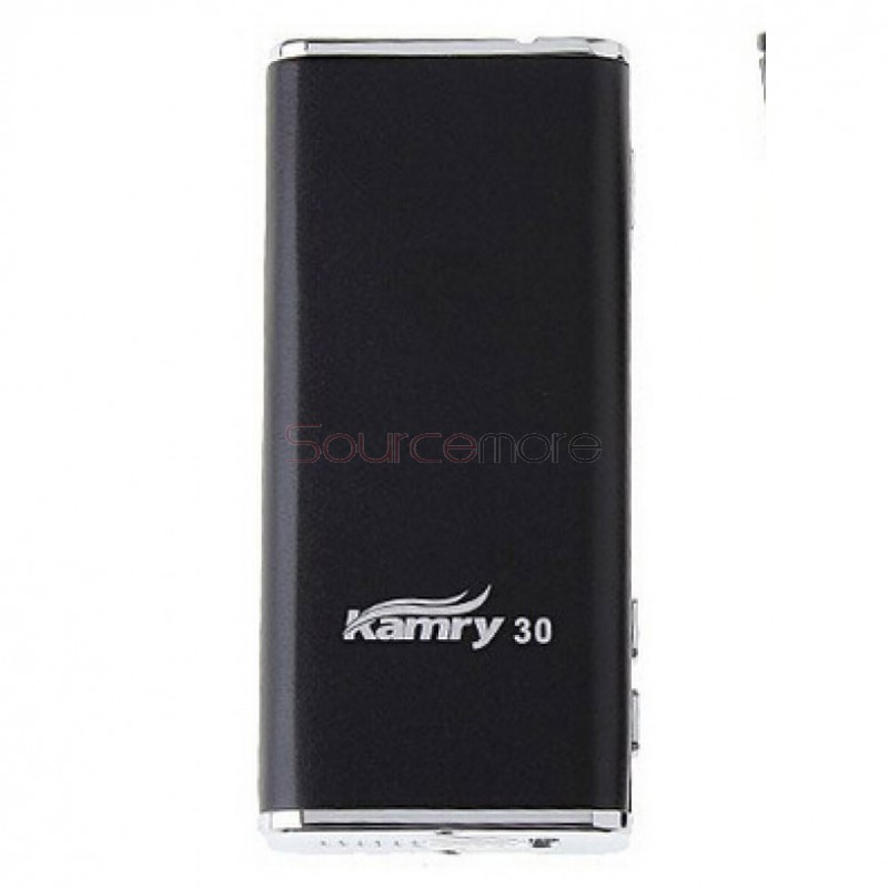Kamry 30 V1 Variable Wattage 2000mah 510 Threading Box Mod- Black