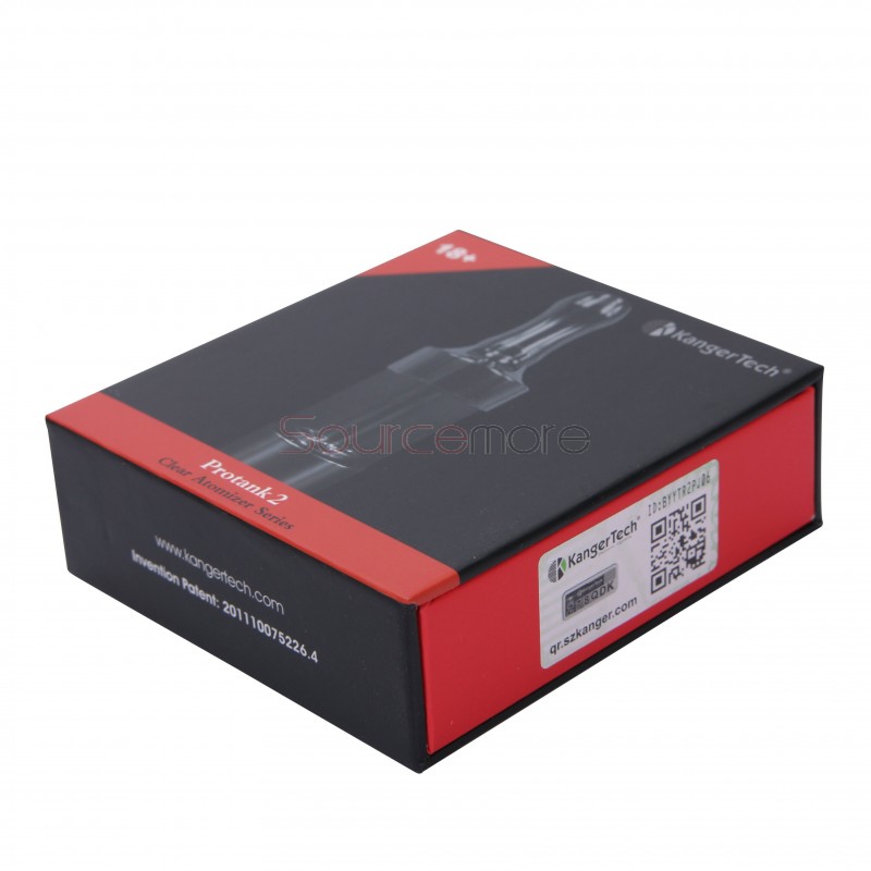 Kanger Protank 2 Clearomizer Kit 2.5ml with Replaceable Coils-Clear