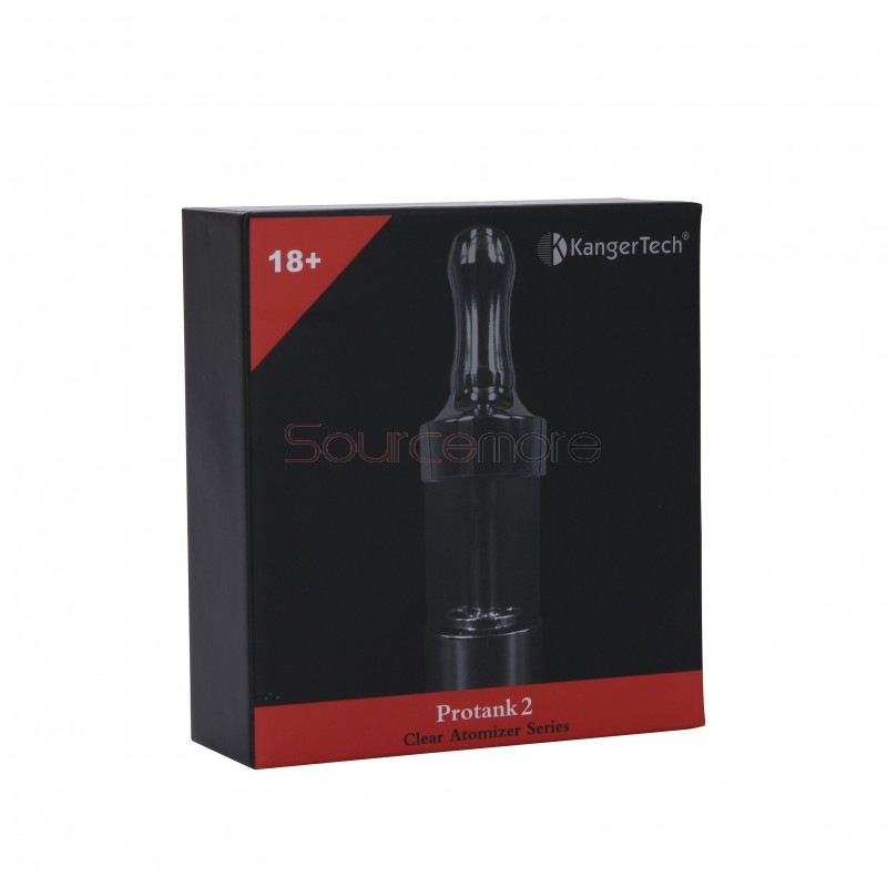 Kanger Protank 2 Clearomizer Kit 2.5ml with Replaceable Coils-Clear