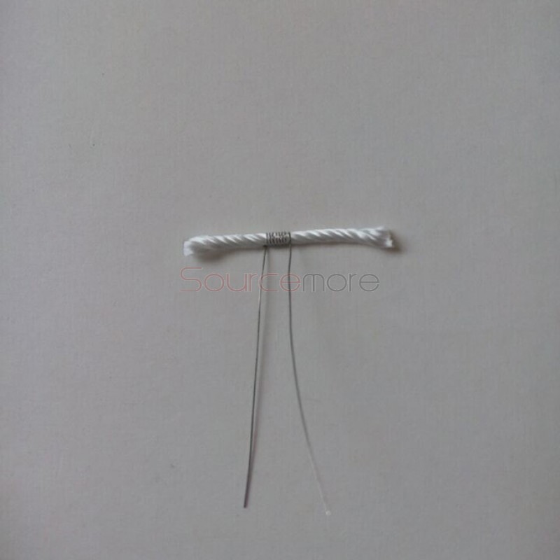 2.4ohm Pre-made Wires and Wicks for Atomizer Silica with Nichrome Coil 50pcs 