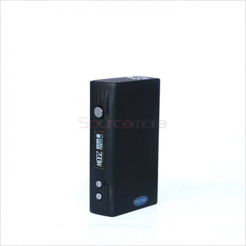 Sigelei FUCHAI 200W Temperature Control VW/TC Mod Dual 18650 Battery Cells- Black