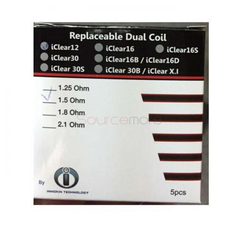 Innokin iClear 12 Replacement Coil Heads Bottom Dual Coil Heads for iClear 12 -1.5ohm