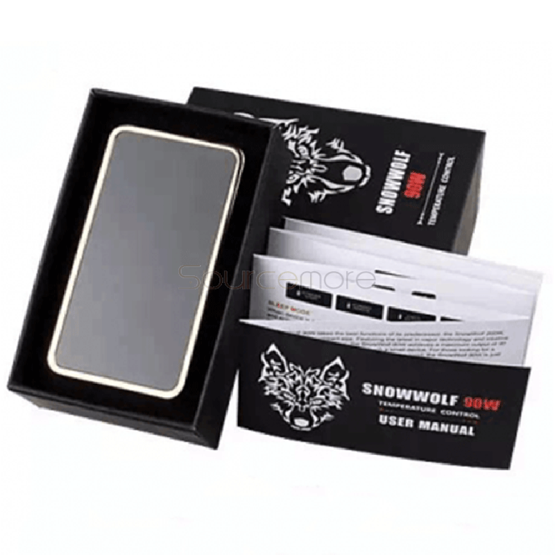 Snow Wolf Mini 90W TC Box Mod Supports Kanthal/Nickel/ Titanium Wires Single 18650 Cell-Gun gery