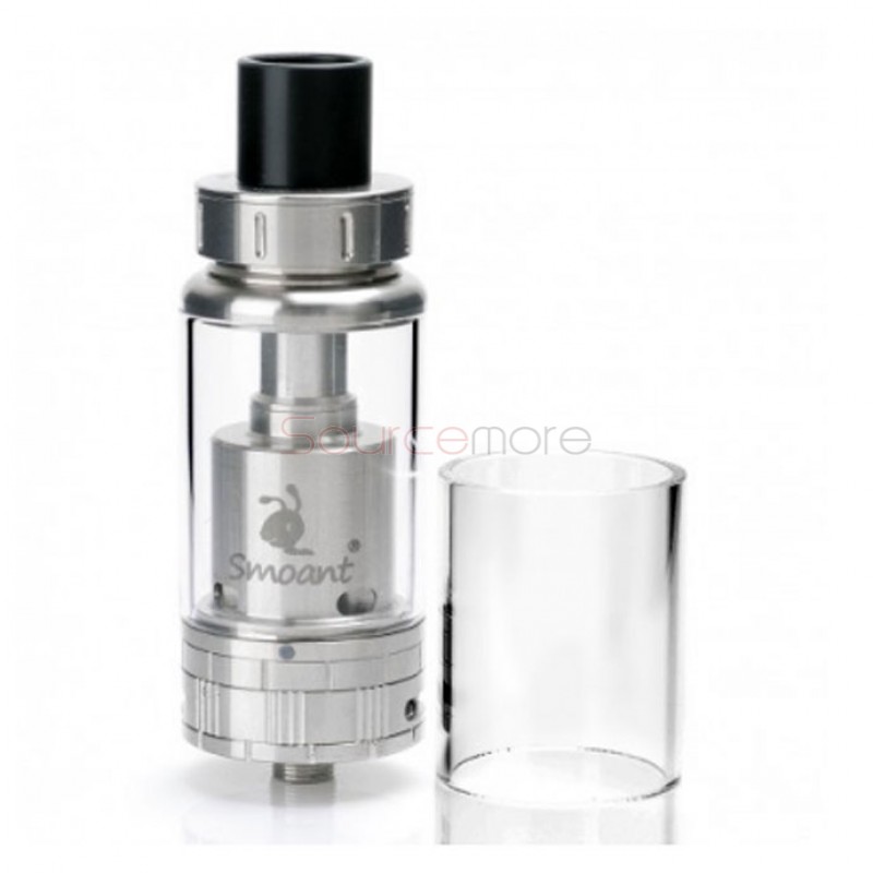 Smoant Mobula 6.0ml Liquid Capacity with 17.5mm Built Deck RTA Atomizer-Silver
