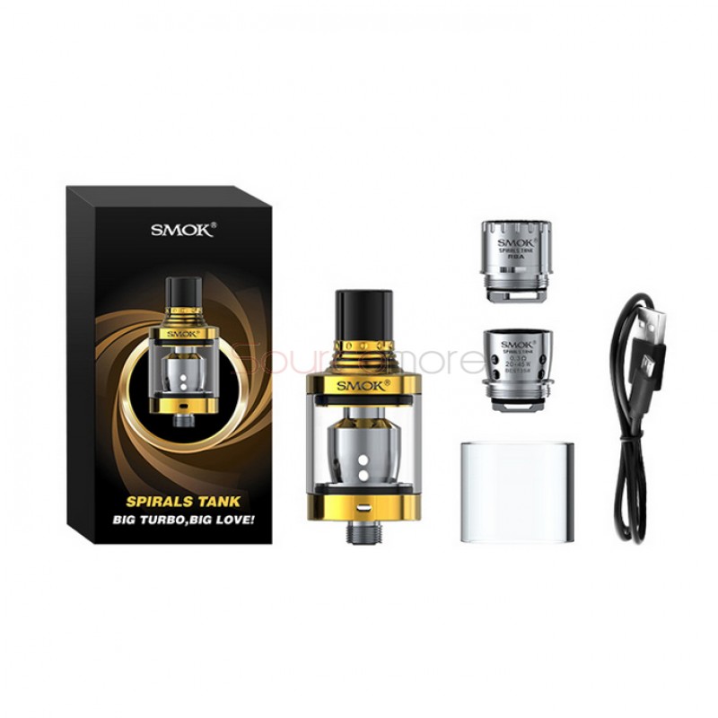 SMOK Spirals Tank - Golden