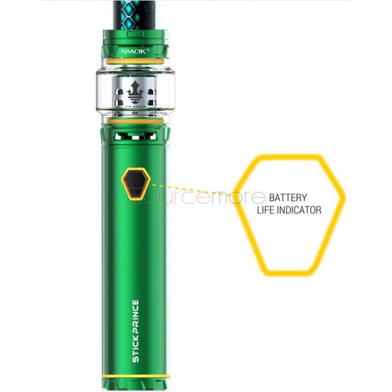 Smok Stick Prince Kit 3000mah Stick Prince Battery with 8ml TFV12 Prince Tank-Red