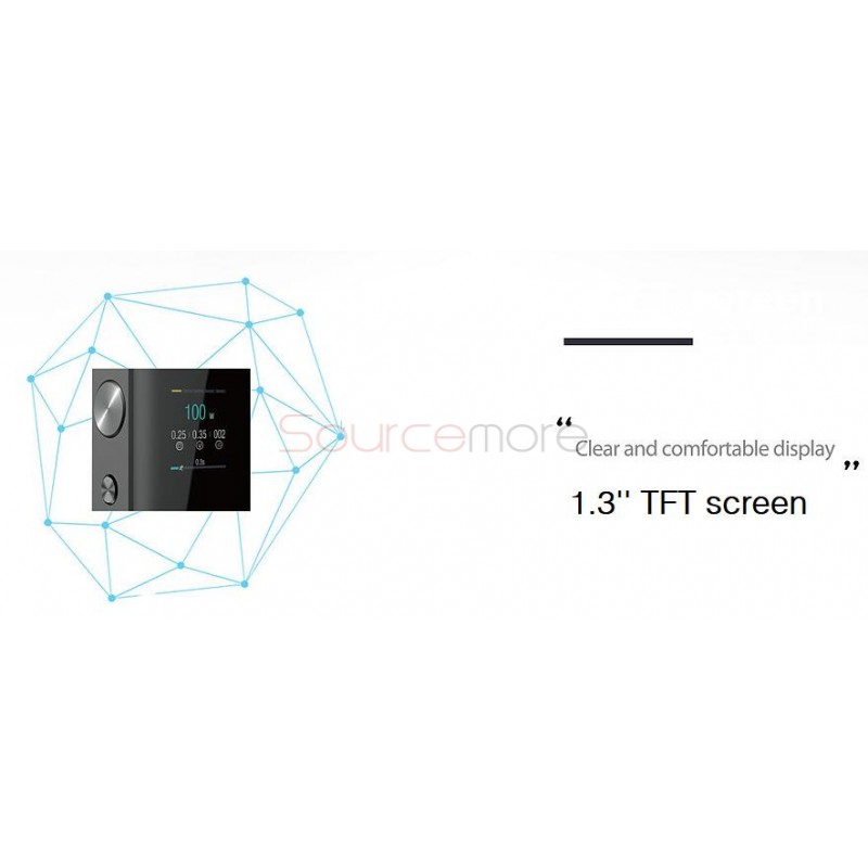 Kanger Vola 100W TFT Screen Mod with 2000mah Built-in Capacity- Black